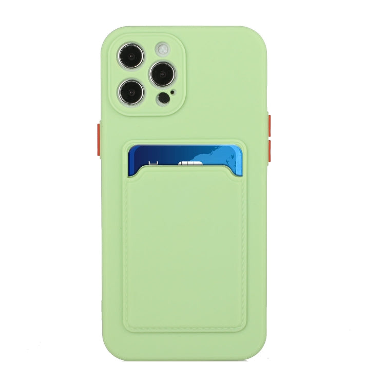 For iPhone 13 Pro Max Card Slot Design Shockproof TPU Protective Case