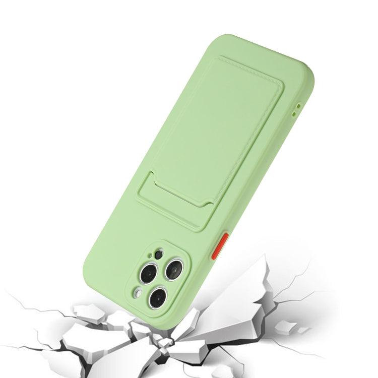 For iPhone 13 Pro Max Card Slot Design Shockproof TPU Protective Case