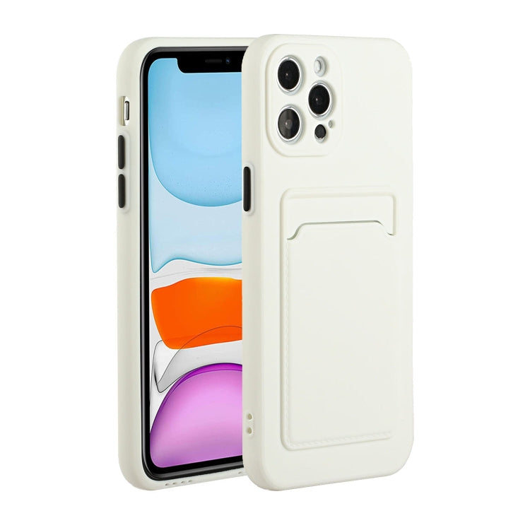 For iPhone 13 Pro Max Card Slot Design Shockproof TPU Protective Case