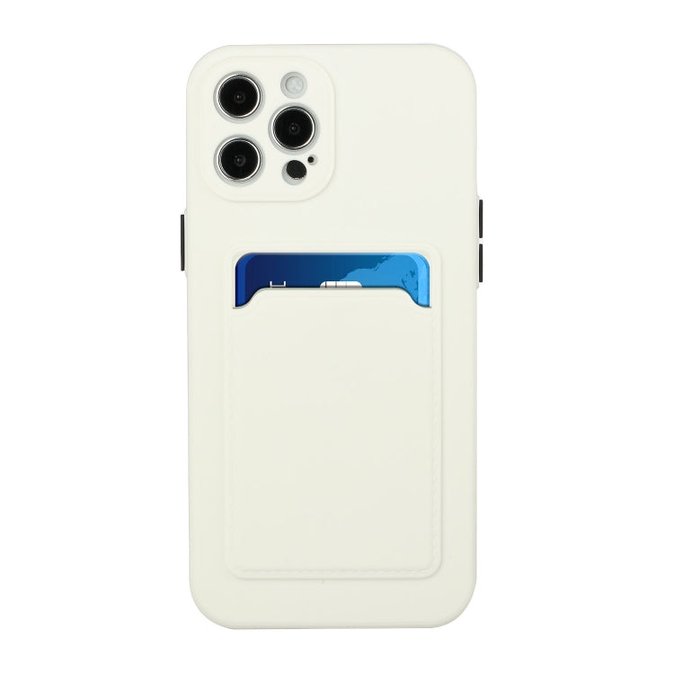 For iPhone 13 Pro Max Card Slot Design Shockproof TPU Protective Case