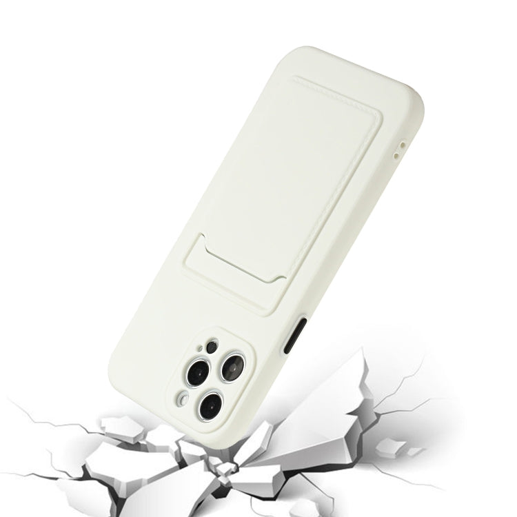 For iPhone 13 Pro Max Card Slot Design Shockproof TPU Protective Case