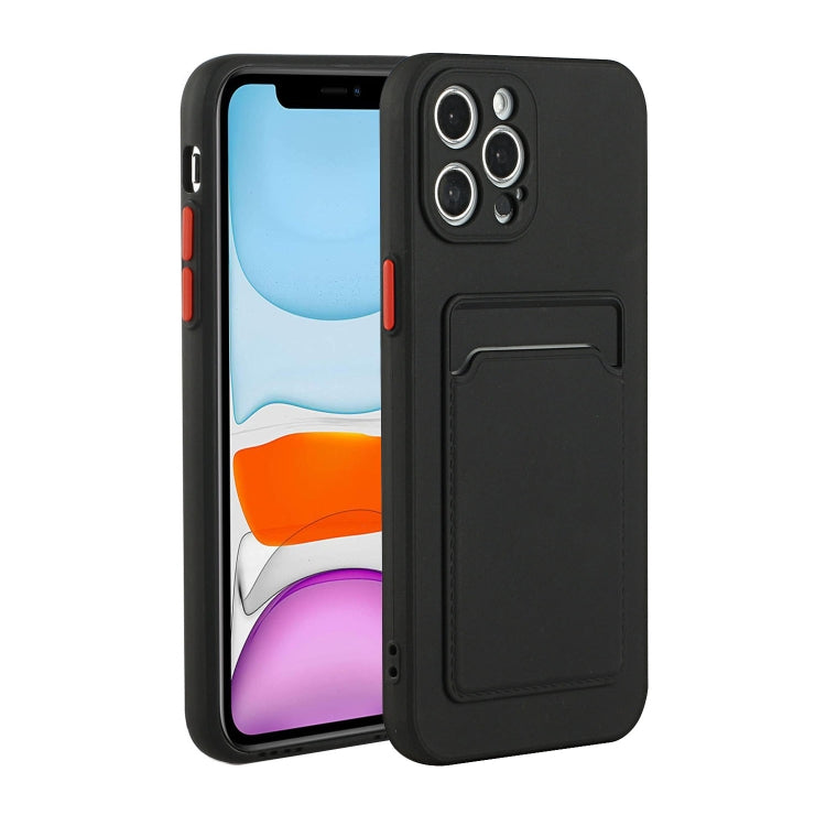 For iPhone 13 Pro Max Card Slot Design Shockproof TPU Protective Case