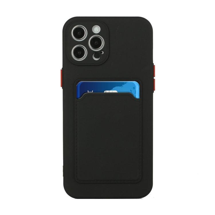For iPhone 13 Pro Max Card Slot Design Shockproof TPU Protective Case
