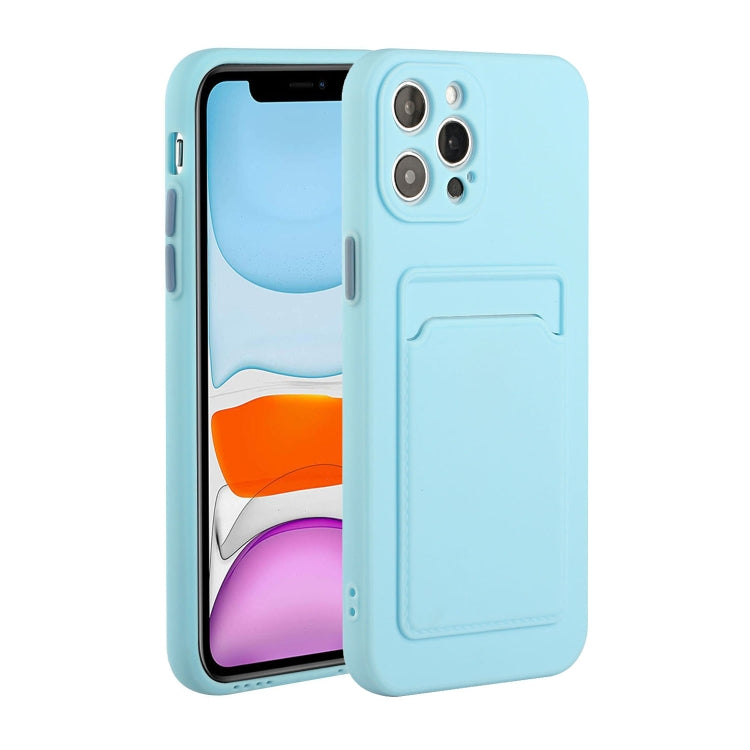 For iPhone 13 Pro Max Card Slot Design Shockproof TPU Protective Case