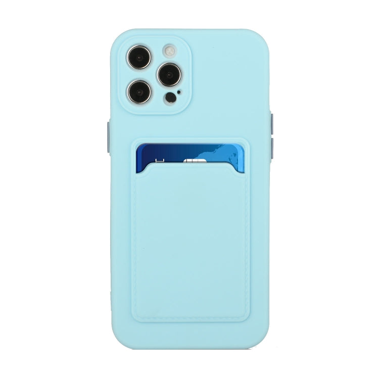 For iPhone 13 Pro Max Card Slot Design Shockproof TPU Protective Case