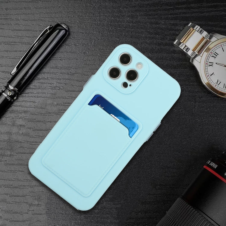 For iPhone 13 Pro Max Card Slot Design Shockproof TPU Protective Case