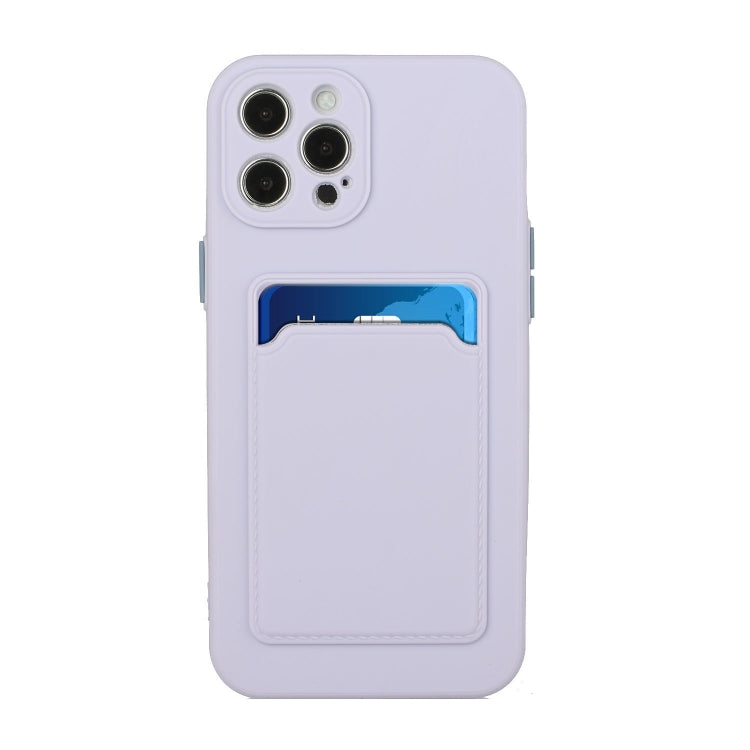 For iPhone 13 Pro Max Card Slot Design Shockproof TPU Protective Case