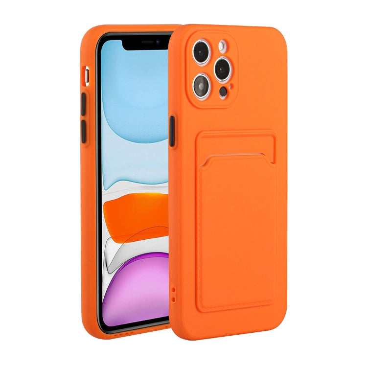 For iPhone 13 Pro Max Card Slot Design Shockproof TPU Protective Case