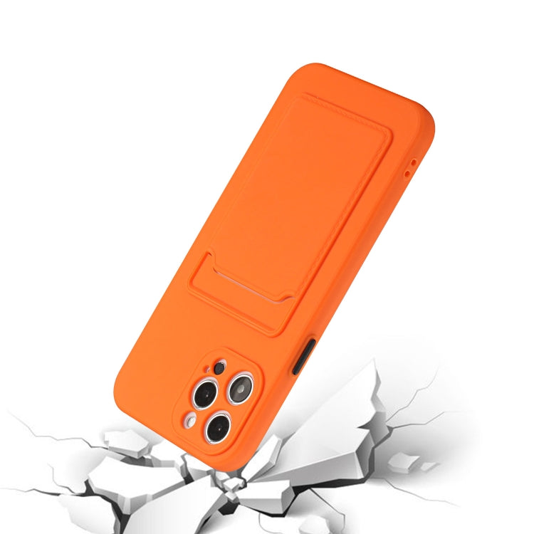 For iPhone 13 Pro Max Card Slot Design Shockproof TPU Protective Case