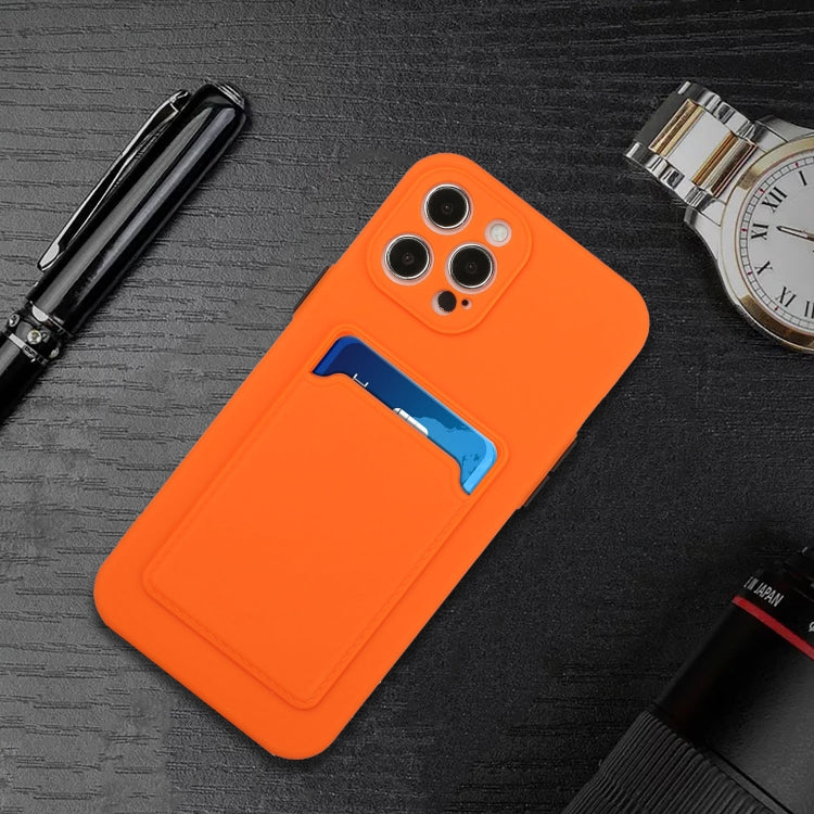For iPhone 13 Pro Max Card Slot Design Shockproof TPU Protective Case