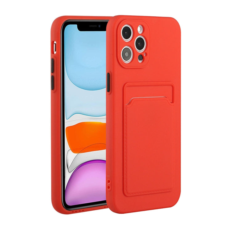 For iPhone 13 Pro Max Card Slot Design Shockproof TPU Protective Case