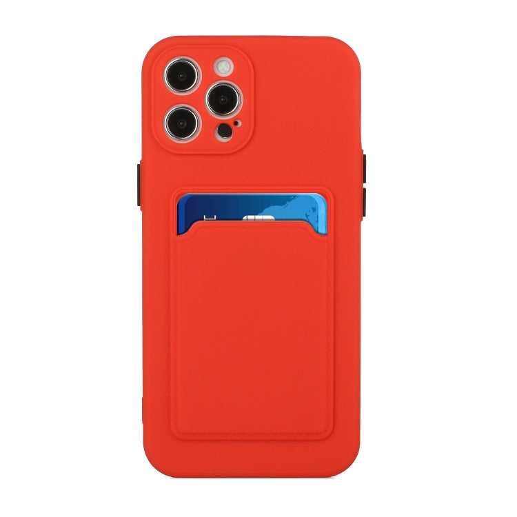 For iPhone 13 Pro Max Card Slot Design Shockproof TPU Protective Case