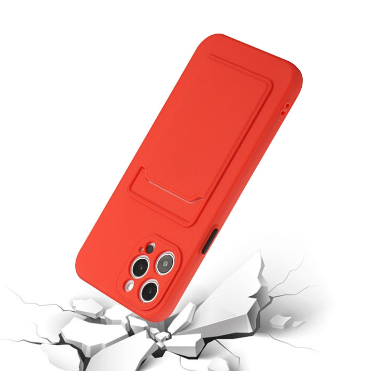 For iPhone 13 Pro Max Card Slot Design Shockproof TPU Protective Case