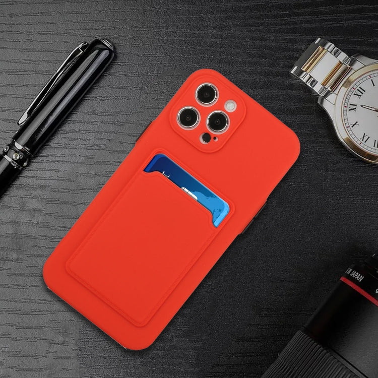 For iPhone 13 Pro Max Card Slot Design Shockproof TPU Protective Case