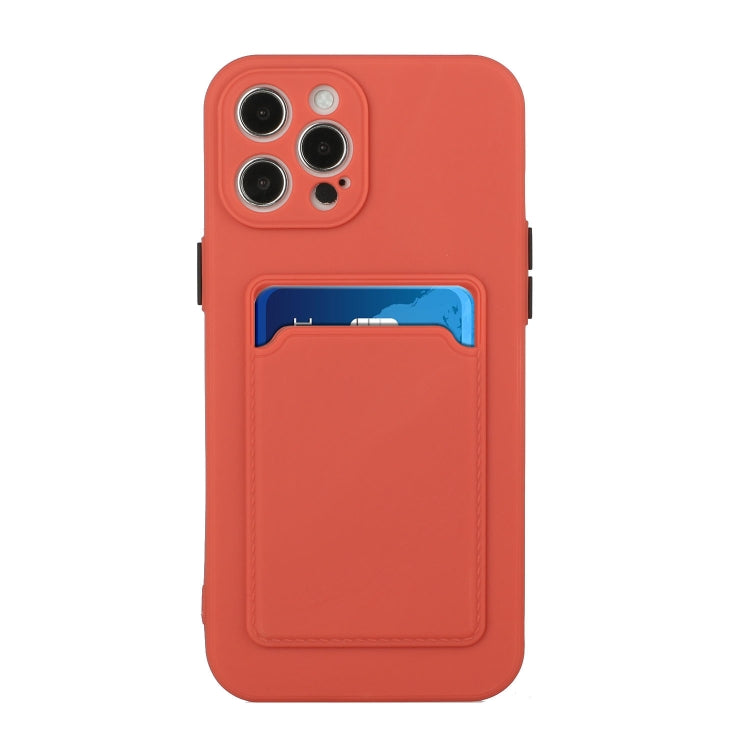 For iPhone 13 Pro Max Card Slot Design Shockproof TPU Protective Case