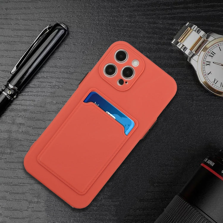 For iPhone 13 Pro Max Card Slot Design Shockproof TPU Protective Case