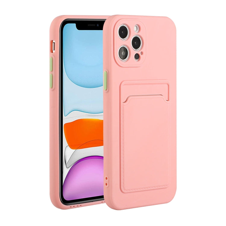 For iPhone 13 Pro Max Card Slot Design Shockproof TPU Protective Case