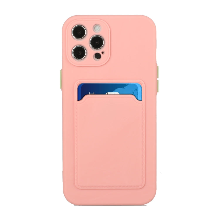 For iPhone 13 Pro Max Card Slot Design Shockproof TPU Protective Case