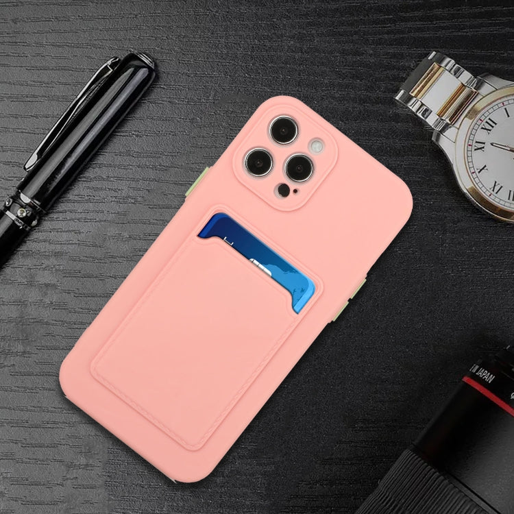 For iPhone 13 Pro Max Card Slot Design Shockproof TPU Protective Case