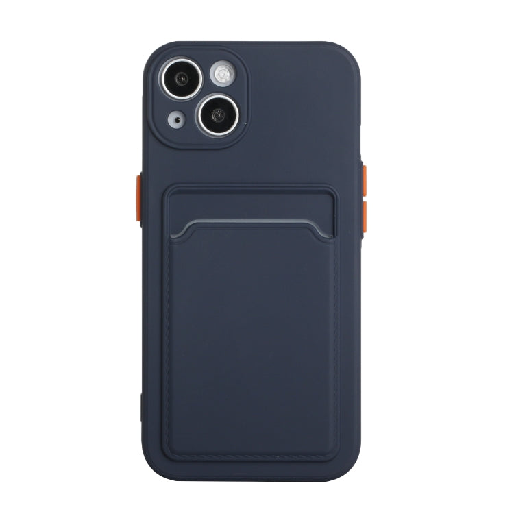 For iPhone 13 Card Slot Design Shockproof TPU Protective Case