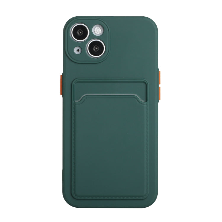 For iPhone 13 Card Slot Design Shockproof TPU Protective Case