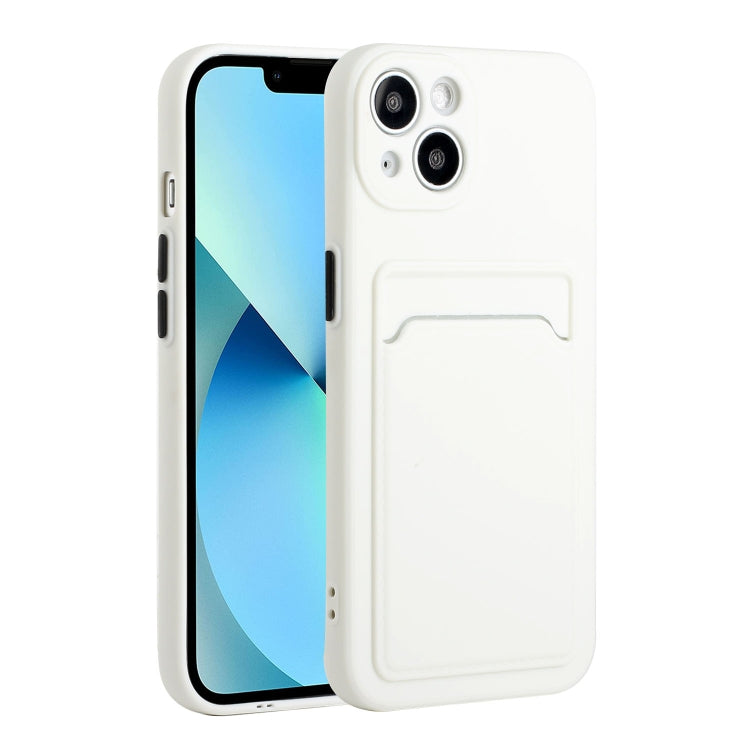 For iPhone 13 Card Slot Design Shockproof TPU Protective Case