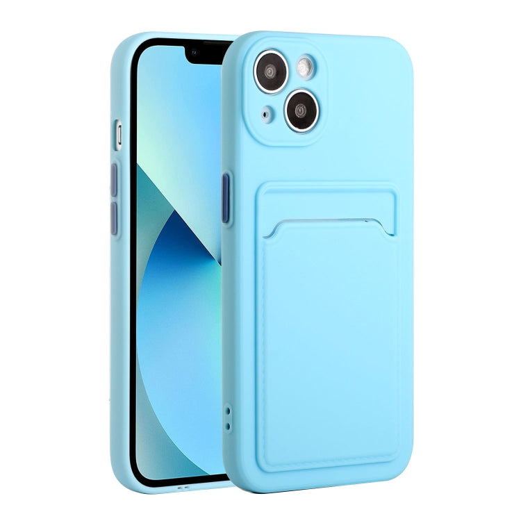 For iPhone 13 Card Slot Design Shockproof TPU Protective Case