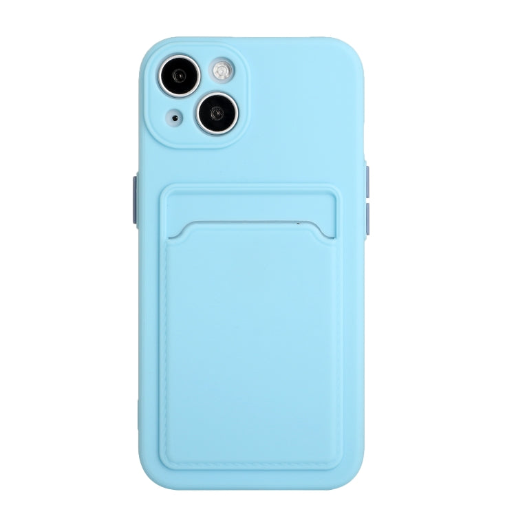 For iPhone 13 Card Slot Design Shockproof TPU Protective Case
