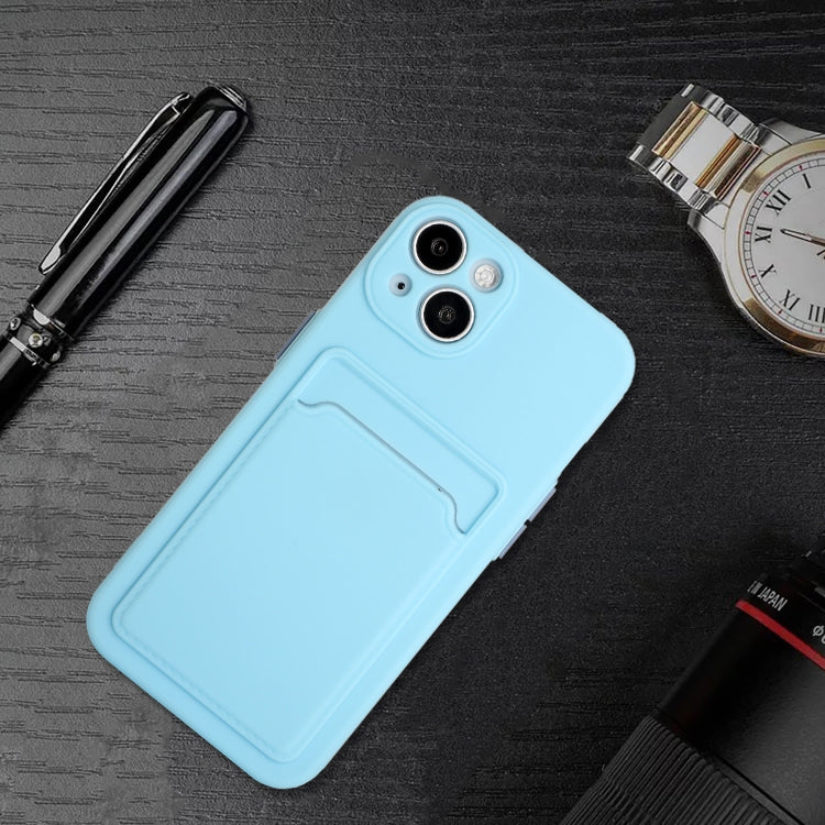 For iPhone 13 Card Slot Design Shockproof TPU Protective Case