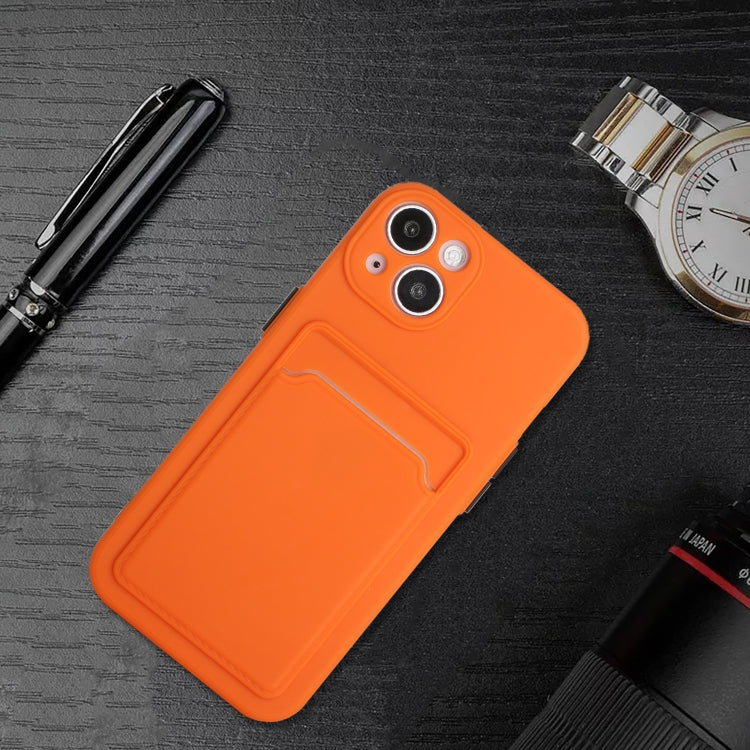 For iPhone 13 Card Slot Design Shockproof TPU Protective Case