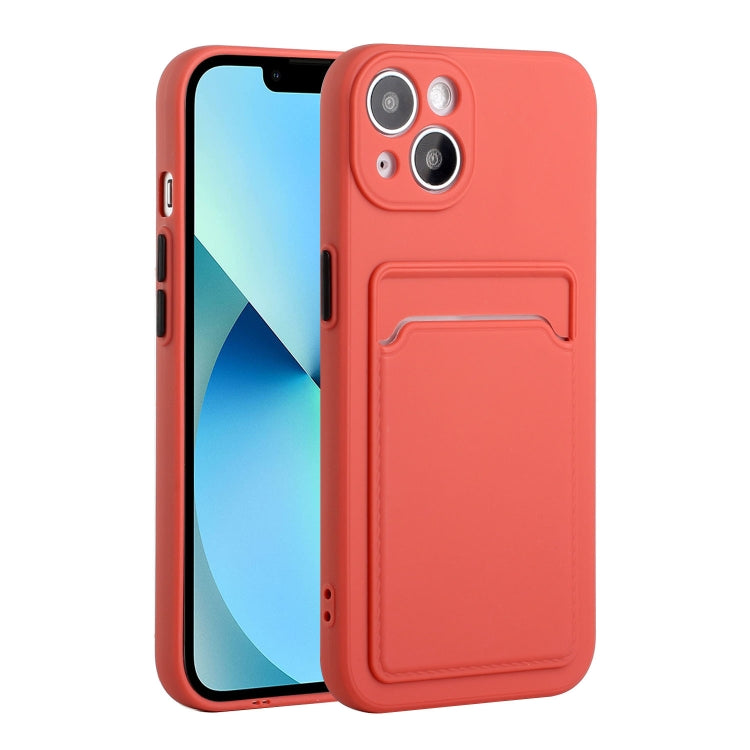 For iPhone 13 Card Slot Design Shockproof TPU Protective Case