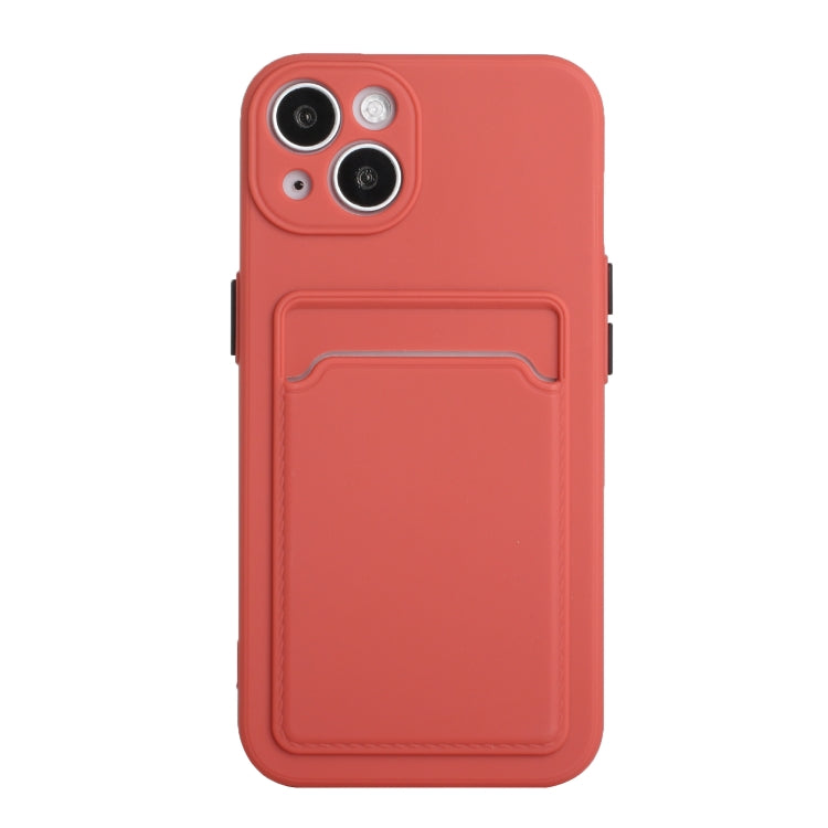 For iPhone 13 Card Slot Design Shockproof TPU Protective Case