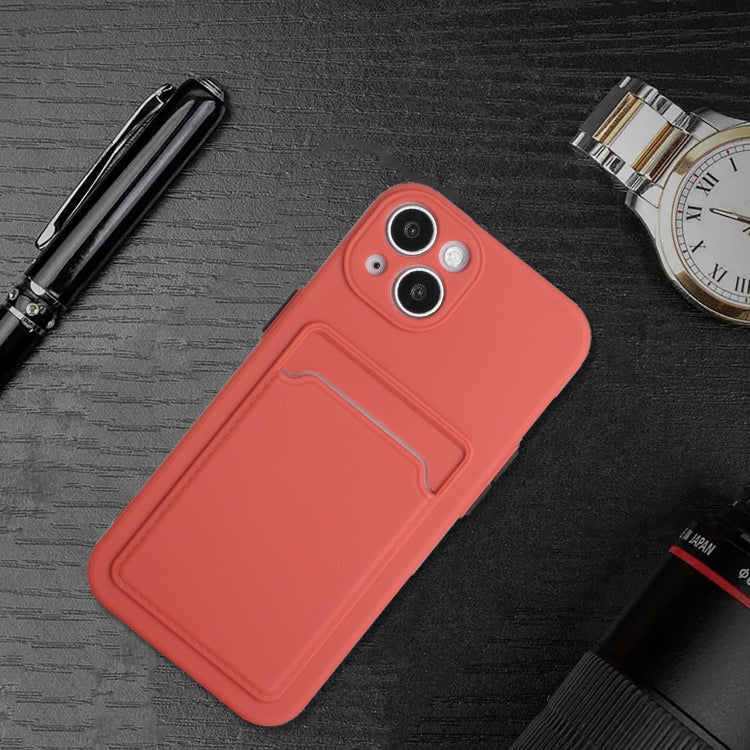 For iPhone 13 Card Slot Design Shockproof TPU Protective Case