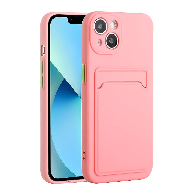 For iPhone 13 Card Slot Design Shockproof TPU Protective Case