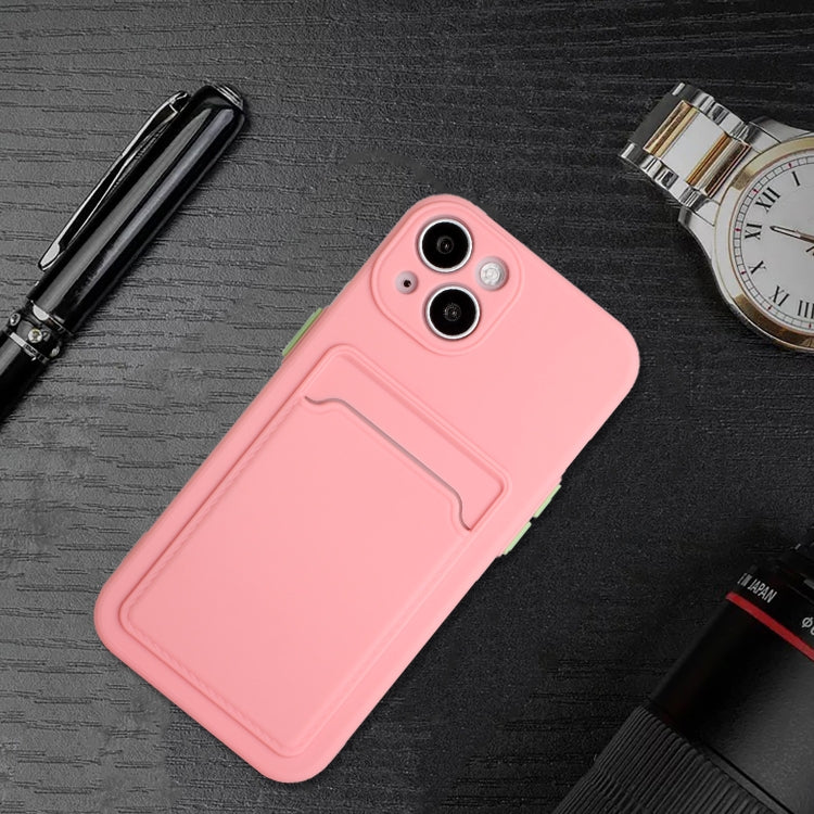 For iPhone 13 Card Slot Design Shockproof TPU Protective Case