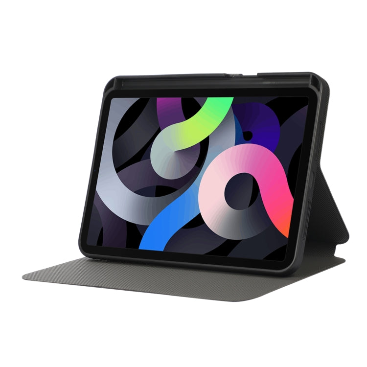 For iPad mini 6 Electric Pressed Texture Horizontal Flip Leather Tablet Case with Holder & Pen Slot