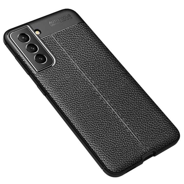 For Samsung Galaxy S22 Litchi Texture TPU Shockproof Case