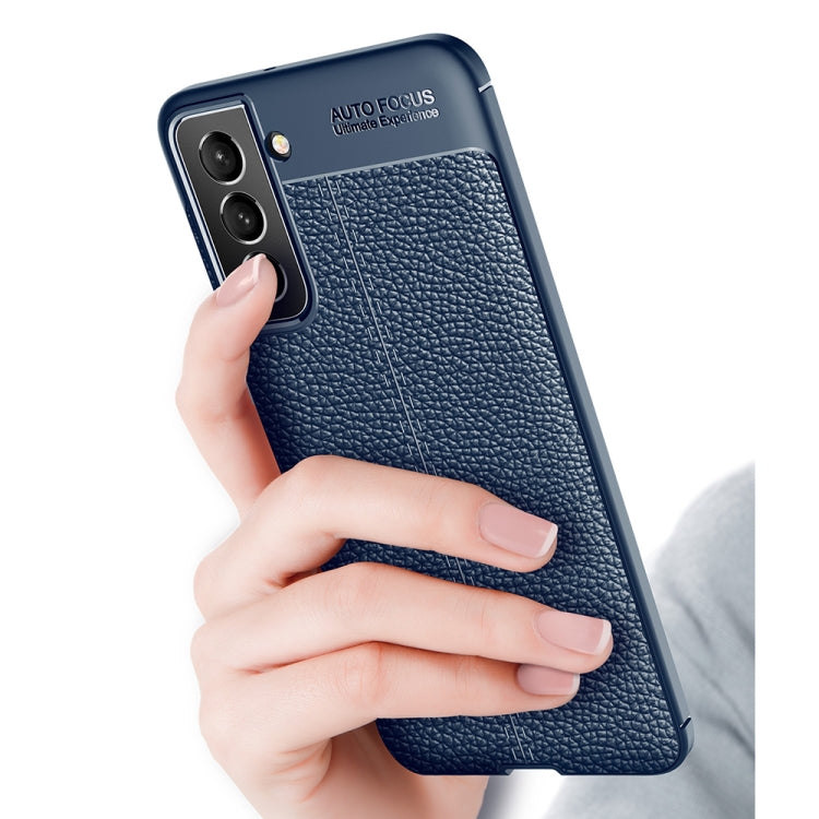 For Samsung Galaxy S22 Litchi Texture TPU Shockproof Case