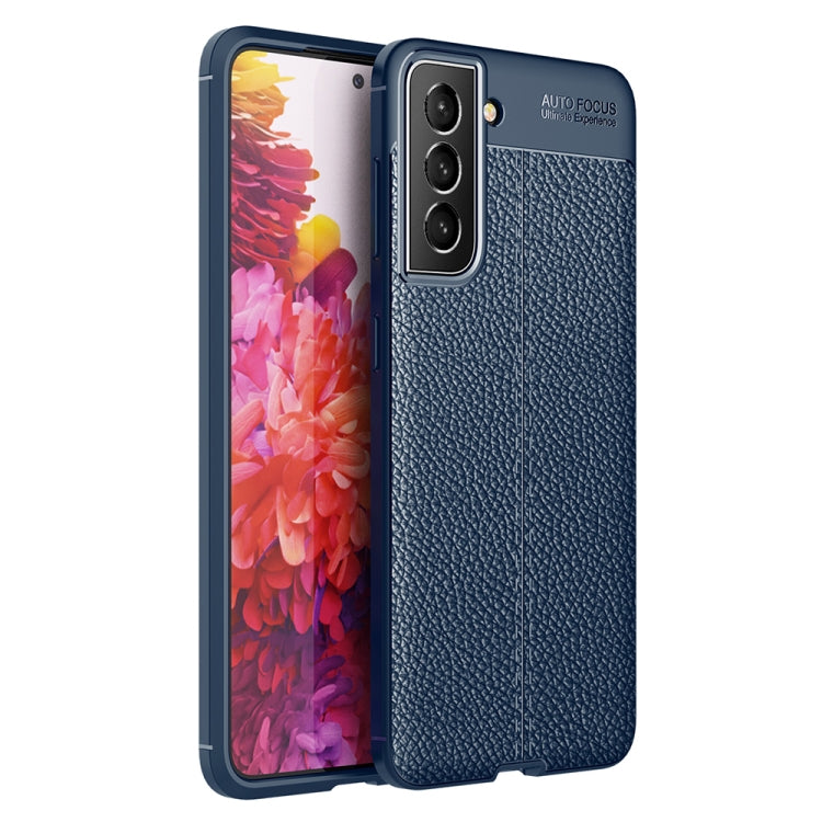 For Samsung Galaxy S22 Litchi Texture TPU Shockproof Case
