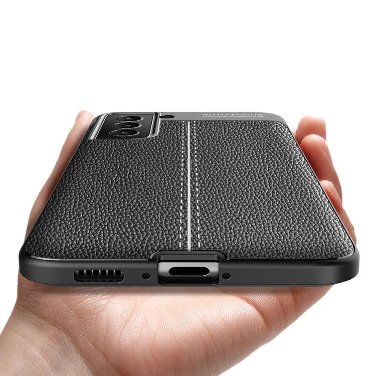 For Samsung Galaxy S22 Litchi Texture TPU Shockproof Case