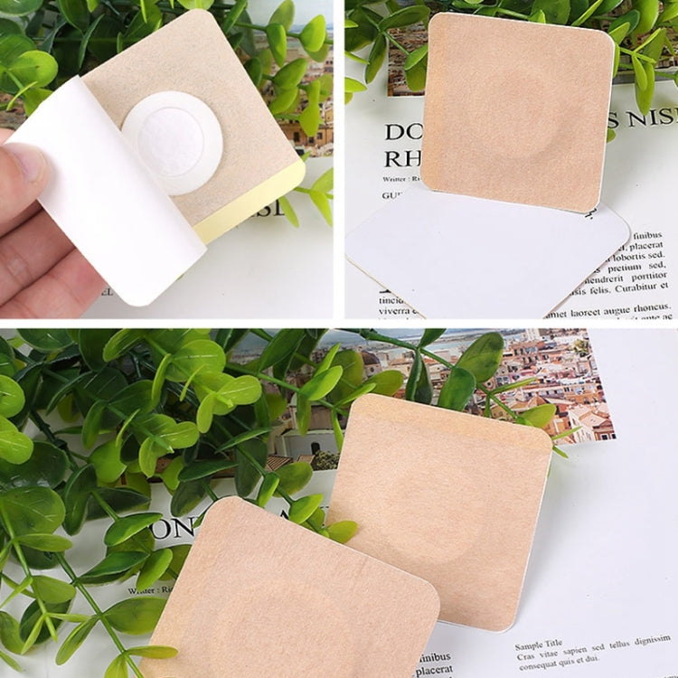 100 PCS 042 Spunlace Non-woven Stickers Anti-osmosis Three-volt Belly Button Plaster, Size:5x5x1.5cm(Square)