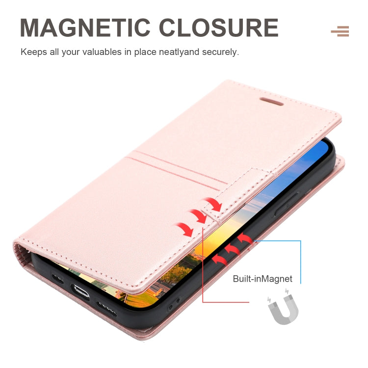 For iPhone 13 mini Dream Magnetic Suction Business Horizontal Flip PU Leather Case with Holder & Card Slot & Wallet
