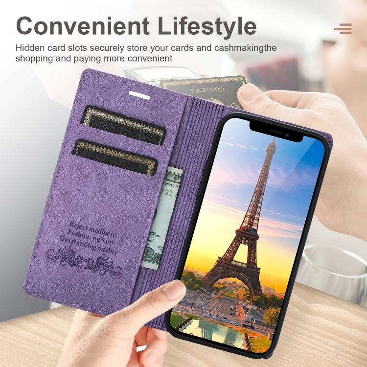 For iPhone 13 mini Dream Magnetic Suction Business Horizontal Flip PU Leather Case with Holder & Card Slot & Wallet