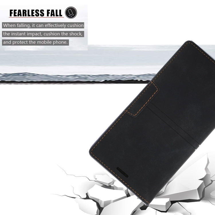 For iPhone 13 mini Dream Magnetic Suction Business Horizontal Flip PU Leather Case with Holder & Card Slot & Wallet