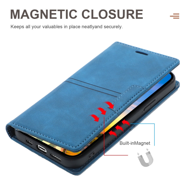 For iPhone 13 mini Dream Magnetic Suction Business Horizontal Flip PU Leather Case with Holder & Card Slot & Wallet