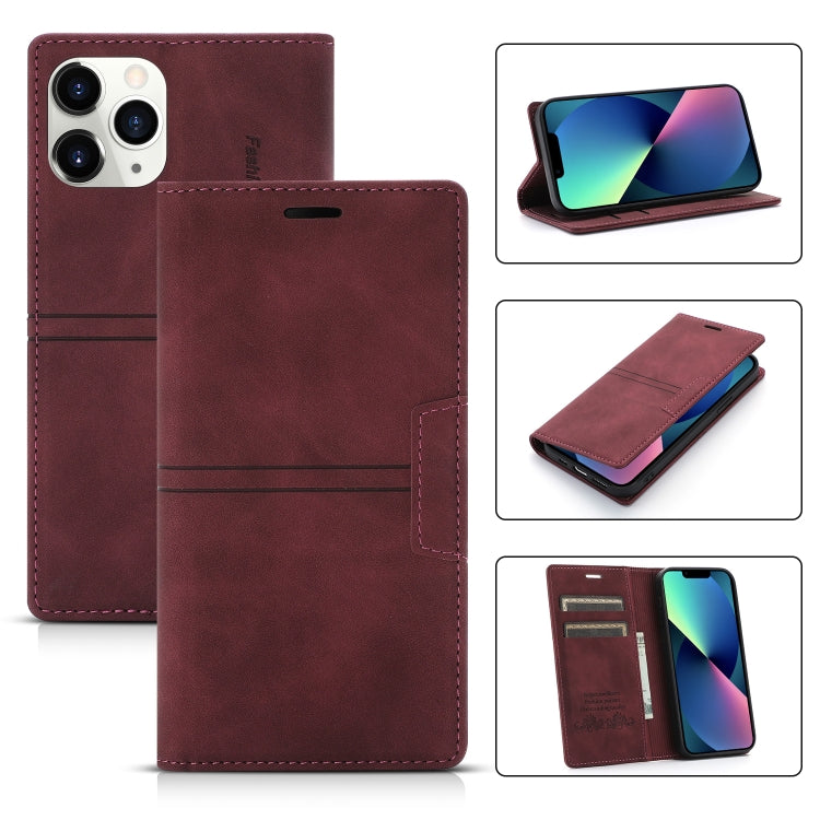 For iPhone 13 Dream Magnetic Suction Business Horizontal Flip PU Leather Case with Holder & Card Slot & Wallet