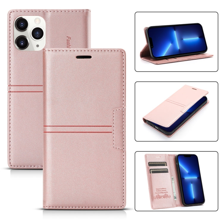 For iPhone 13 Pro Dream Magnetic Suction Business Horizontal Flip PU Leather Case with Holder & Card Slot & Wallet