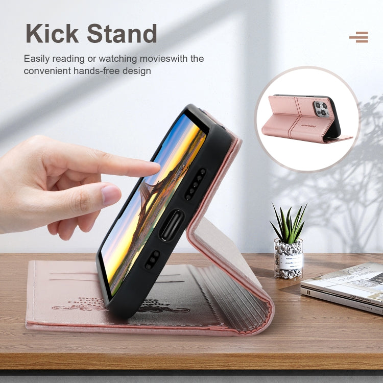 For iPhone 13 Pro Dream Magnetic Suction Business Horizontal Flip PU Leather Case with Holder & Card Slot & Wallet