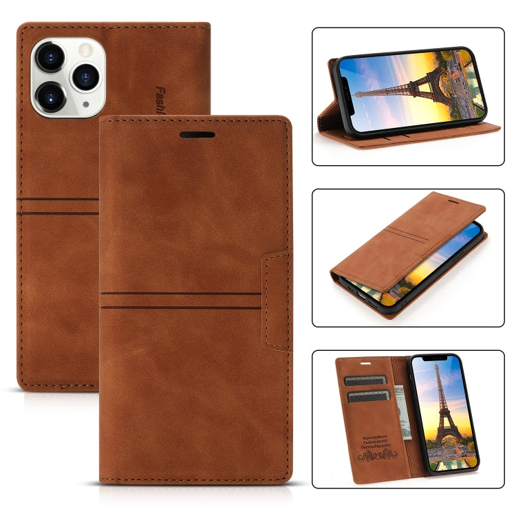 For iPhone 13 Pro Max Dream Magnetic Suction Business Horizontal Flip PU Leather Case with Holder & Card Slot & Wallet