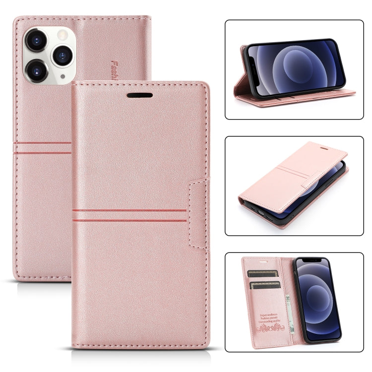 For iPhone 12 mini Dream Magnetic Suction Business Horizontal Flip PU Leather Case with Holder & Card Slot & Wallet